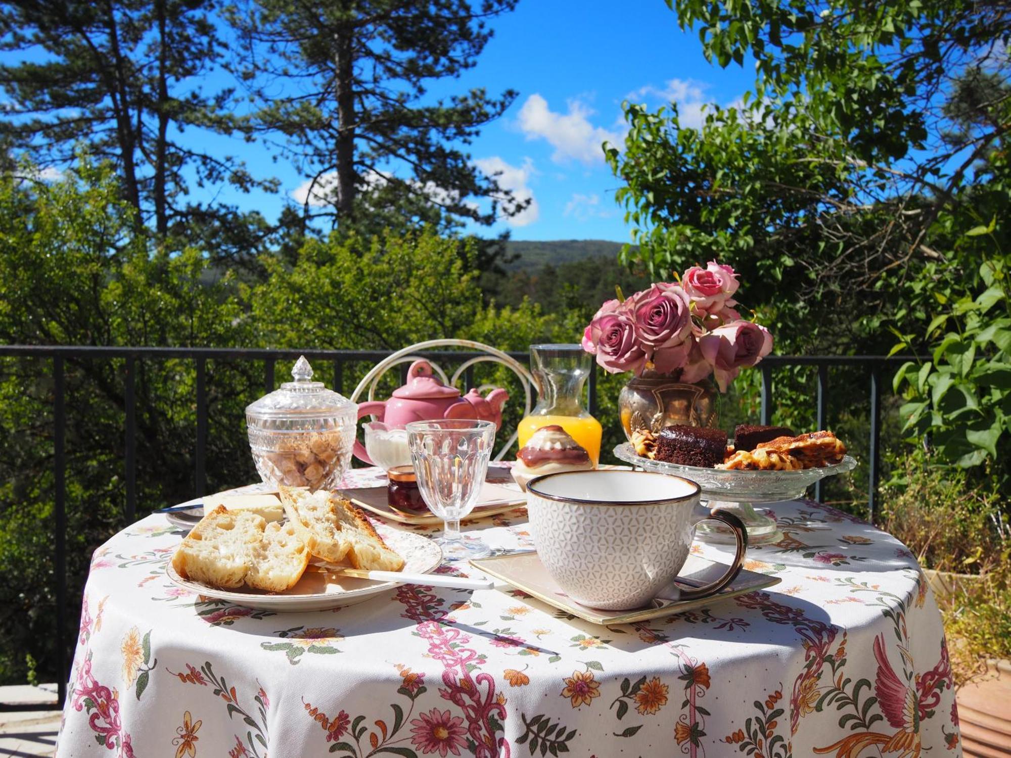 Chambre Familiale Avec Terrasse Aux Portes Du Verdon Appartement Trigance Buitenkant foto